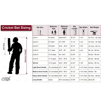 SAG VK Profile English Willow Cricket Bat for 12-14 Yrs | Light Weight Size 6 for Youth  Thumbnail 1