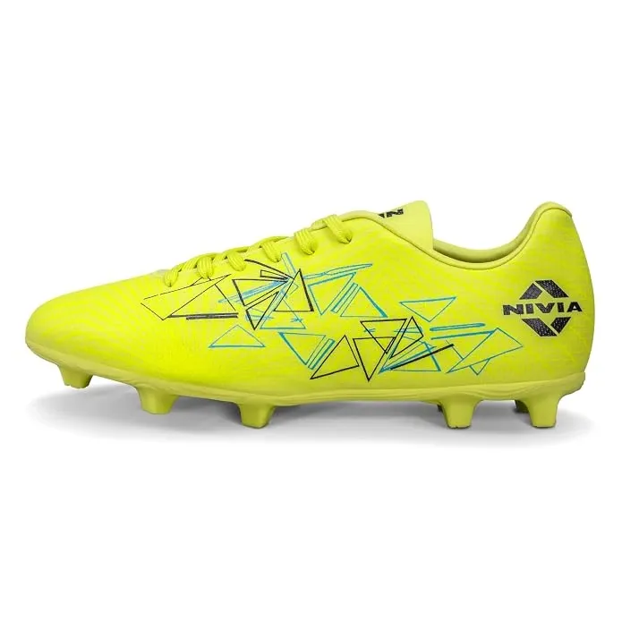 Nivia Carbonite 7.0 Football Stud for Men, TPU Sole with Synthetic Leather Upper, Die Cut Lightweight Insole, Ideal for Soft and Hard Grassy Ground Surface Mobile Image 4