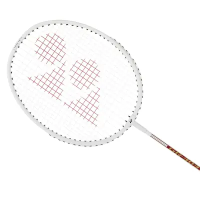 YONEX GR 303i Aluminium Strung Badminton Racket with Full Racket Cover (White) | For Beginners | 83 grams | High Durability Thumbnail 3
