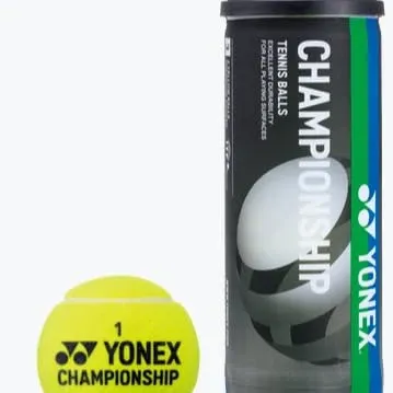 YONEX Rubber Championship Tennis Balls, Green Thumbnail 1